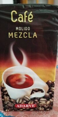 Café molido mezcla front packaging