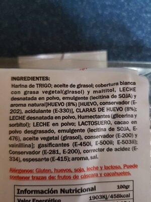 joe & gerry's ingredients label