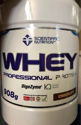 Whey Professional protein front packaging