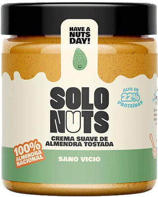 Crema suave de almendra tostada