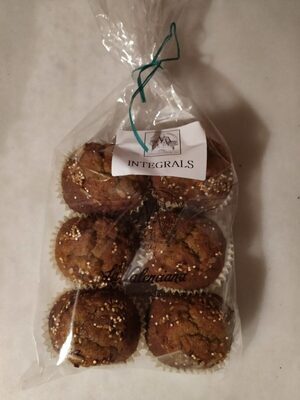 Magdalenas integrales con aceite de oliva virgen