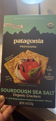 Sourdough Sea Salt Organic Crackers