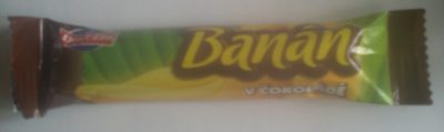 banán v čokoládě