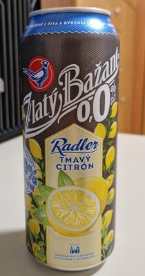 Radler Tmavý Citrón 0,0% front packaging