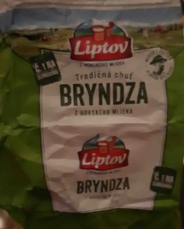 Bryndza front packaging