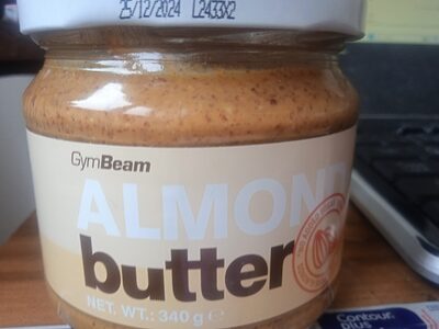 Almond butter front packaging