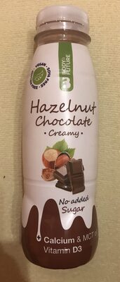 Lískooříškovo-čokoládový nápoj front packaging