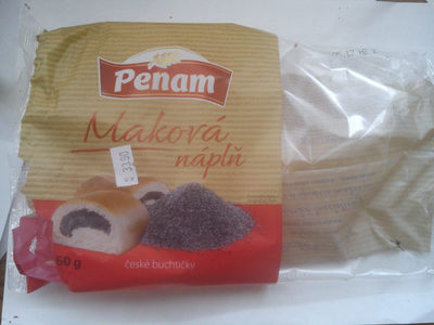 Maková náplň Česko buchty