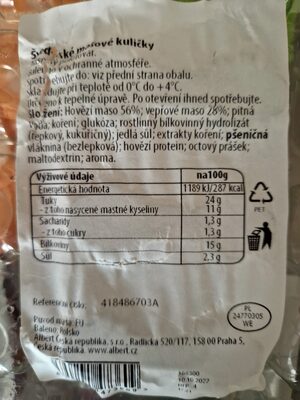 Švédské masové kuličky