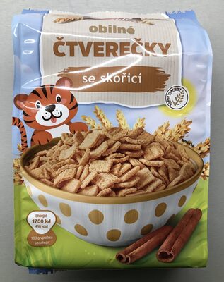 Obilné čtverečky se skořicí