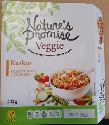 Kuskus s uzeným tofu a zeleninou