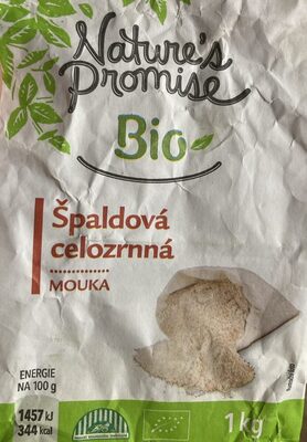 Spaldova celozrnný mouka front packaging