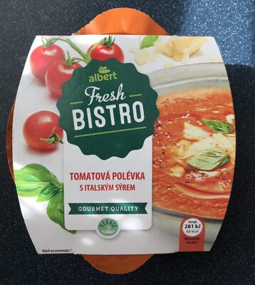 Tomatová polévka s italským sýrem