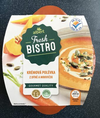 Krémová polévka z dýně a mrkviček