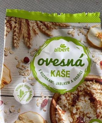 Ovesná kaše s jablkem a skořicí