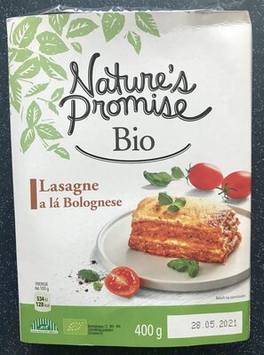 Bio lasagne a lá Bolognese