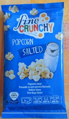 Popcorn salted front packaging