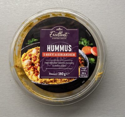 Hummus s mrkví a koriandrem