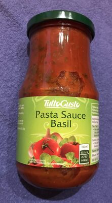 Rajčatová omáčka s bazalkou. Pasterizovaná. front packaging