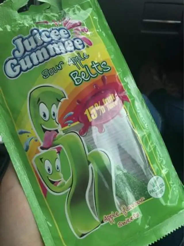 Juice Gummee Sour Apple Belts
