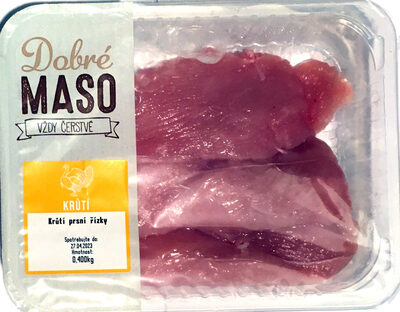 Krůtí prsní řízky front packaging
