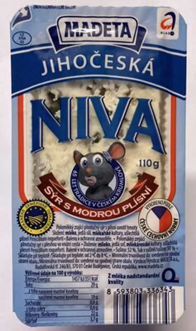 Jihočeská niva front packaging