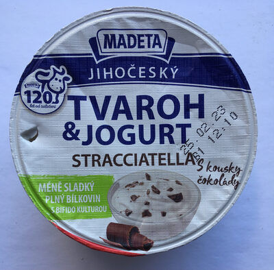 Tvaroh a jogurt stracciatella