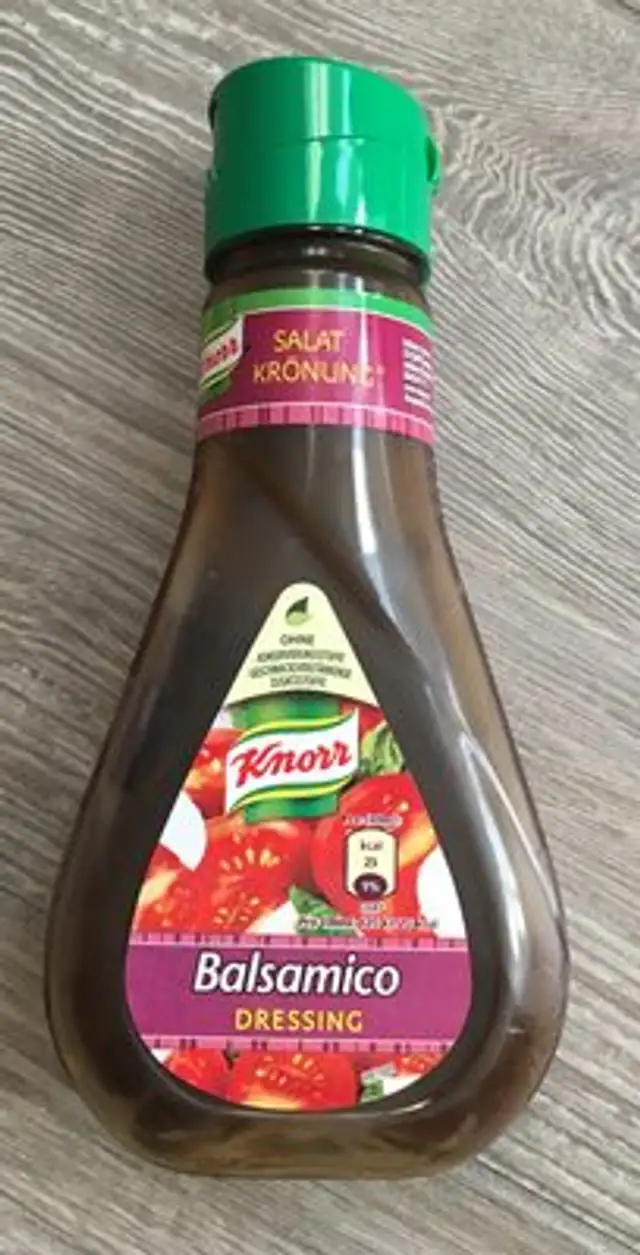 Balsamico Dressing ingredients label