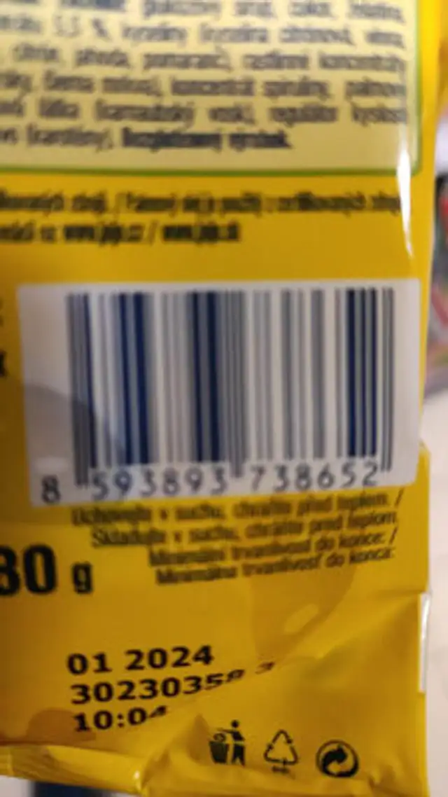 Delfínci ingredients label