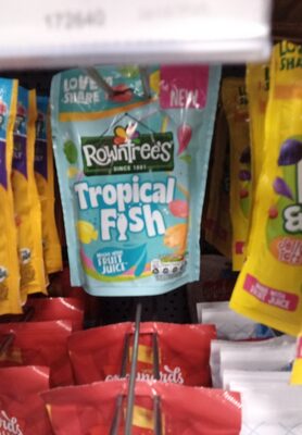 rowntree 's tropical fish front packaging
