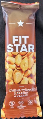 Ovesná tyčinka s arašídy a kakaem