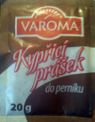 kypřící prášek do perníku front packaging