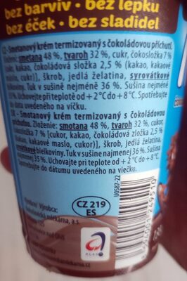 Bobík Smetanový krém termizovaný, čoko vanilka