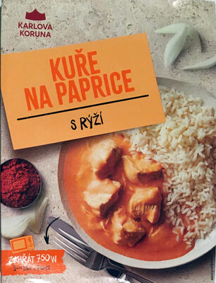 Kuře na paprice s rýží