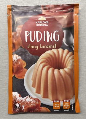 Puding slaný karamel front packaging