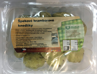 Špekové bramborové knedlíky