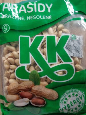 Peanuts, Arašídy Pražené Loupané front packaging