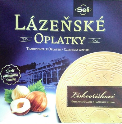 Lázeňské oplatky lískooříškové