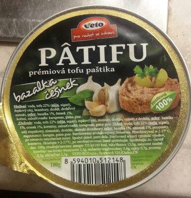 patifu - prémiová tofu paštika