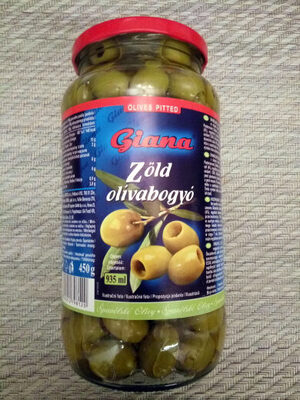 Zöld olivabogyó front packaging