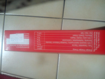 oplatky s mandlemi nutrition facts table