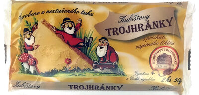 Trojhránky s příchutí vaječného likéru