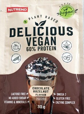 Delicious Vegan Protein  - čokoláda + lískový ořech