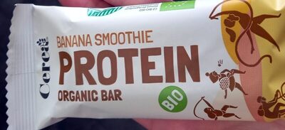 Banana smoothie protein organic bar