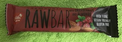 Tyčinka s klikvou a mandlemi