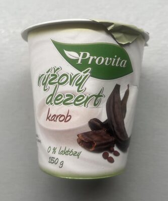 Karobový rýžový dezert