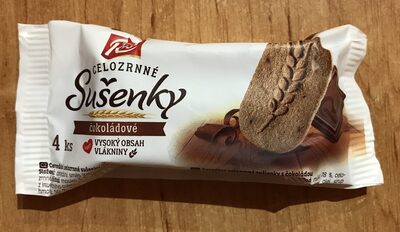 Celozrnné čokoládové sušenky