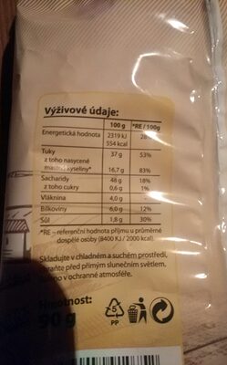 Brambůrky solené front packaging