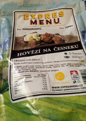 Hovězí maso na česneku