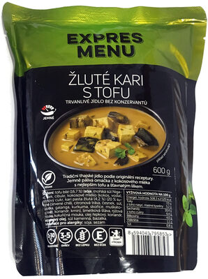 Žluté kari s tofu